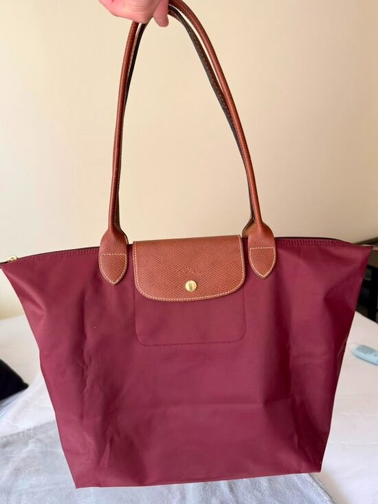 Longchamp Handbags - Longchamp Le Pliage Original Large L Tote Bag Burgundy